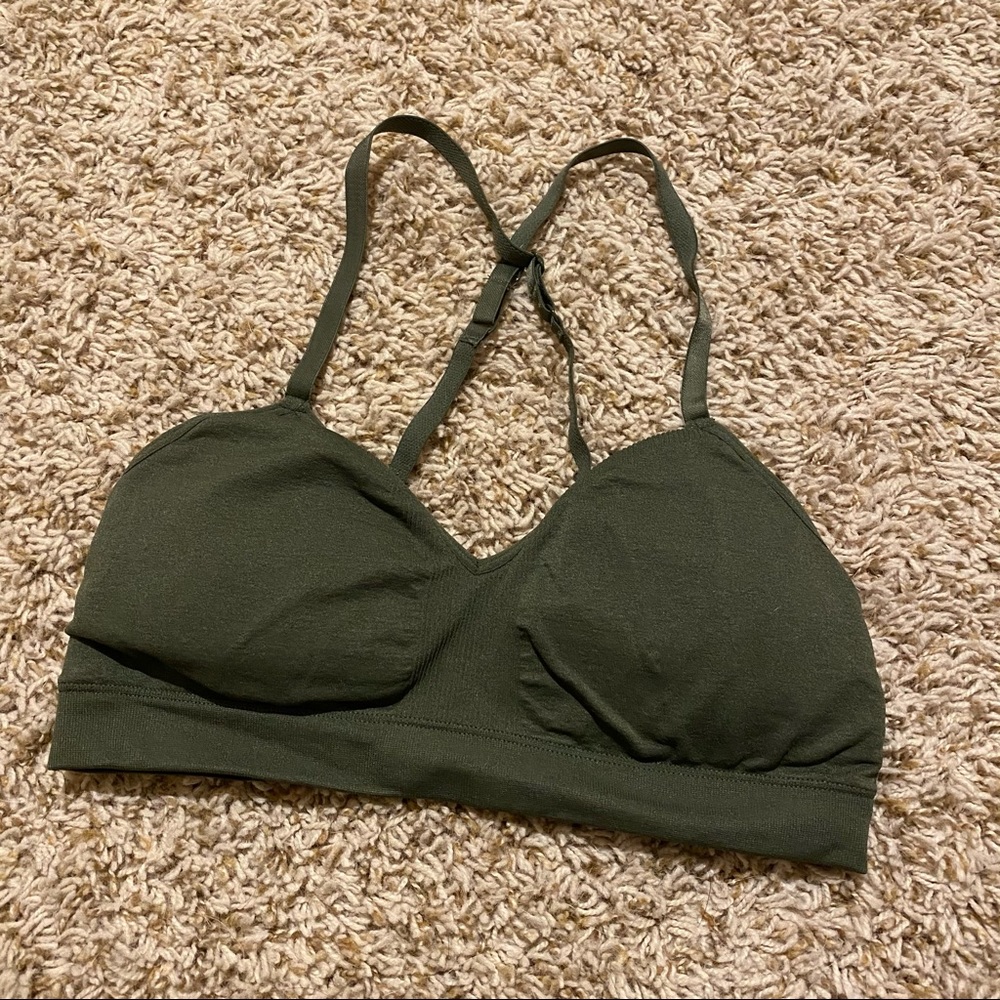 Forever 21 Olive Sports Bra